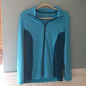 Warm up fill zip jacket